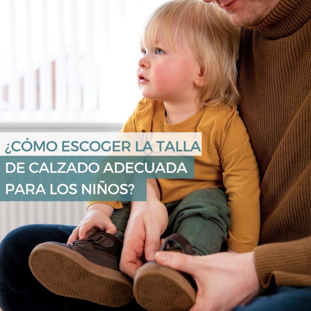 talla calzado para niños